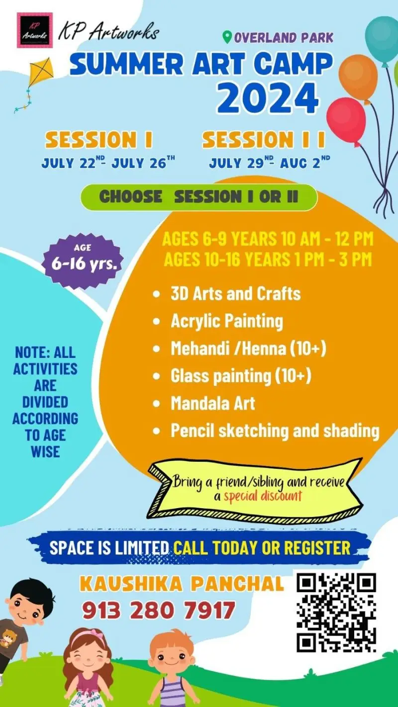 Summer Art Camp 2024 in Overland Park →