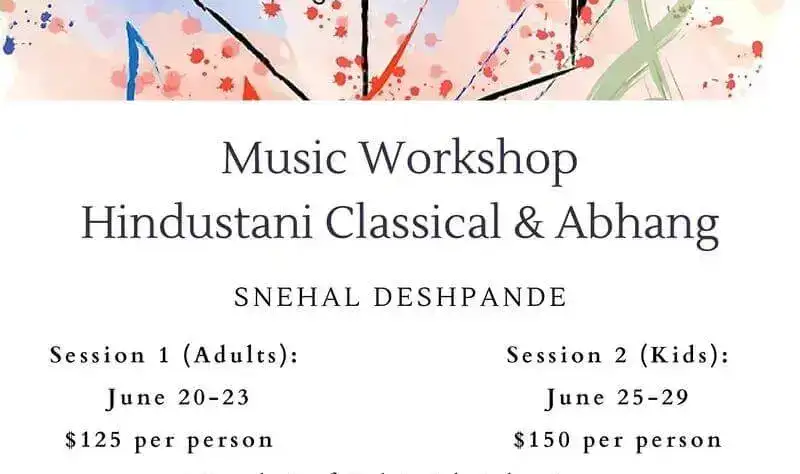 Snehal Deshpande Music Workshop 2024