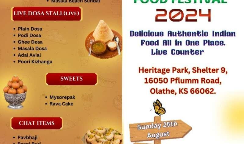 Here's a brief article you can use to promote the Kansas City Tamil Sangam Summer Food Festival 2024 on KCdesi: Join the Kansas City Tamil Sangam for a Delicious Summer Food Festival 2024!
