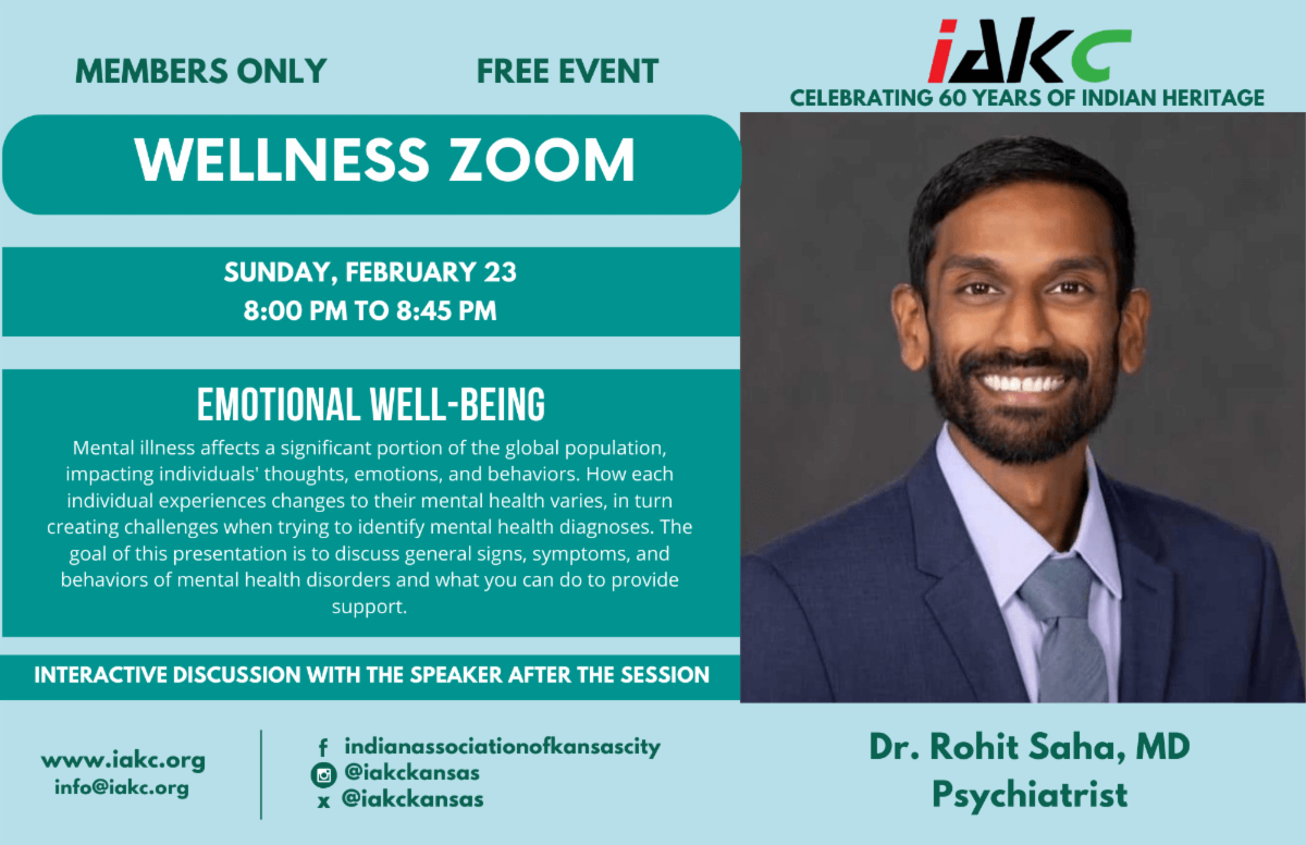 02/23 – Join IAKC’s Exclusive Wellness Zoom on Emotional Well-Being