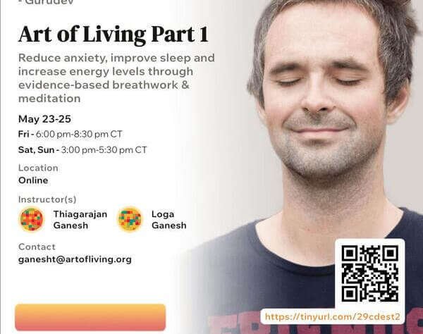 Art of Living May 23-25